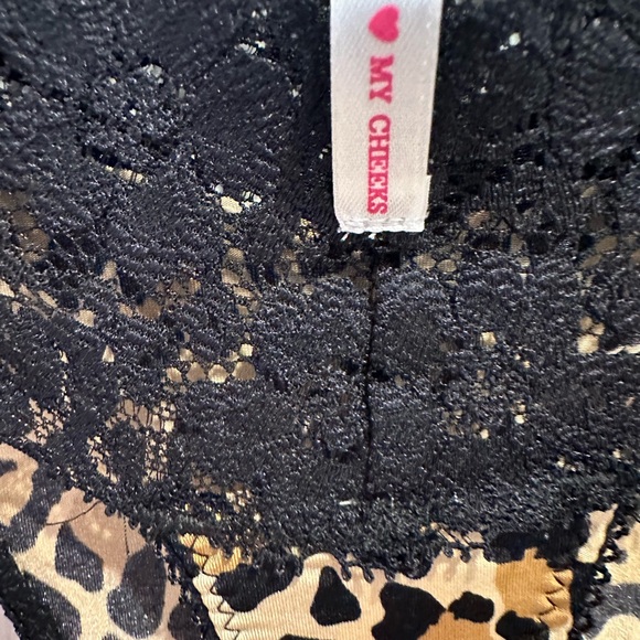 NWT Vintage PINK Victoria’s Secret Animal Print Silky Thong Panty - Picture 5 of 7